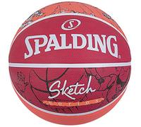 Spalding Basket-ball Sketch Dribble Unisexe Rouge Taille 7