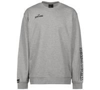 SPALDING - TEAM II CREWNECK - Sweat de basket, Homme, Gris (Gris Chiné), FR : 2XL (Taille Fabricant : XXL)