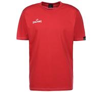 SPALDING - TEAM II T-SHIRT - T-Shirt de Basket - Design parfait - Matière durable - rouge - XL