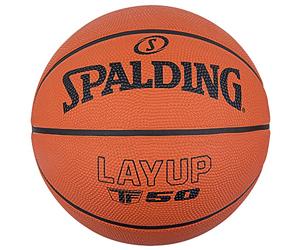 Spalding - TF-50 - Couleur Classique - Ballon de Basketball - Basketball - Ballon pour débutant - Matériau : Caoutchouc - Extérieur - Antidérapant - Excellente adhérence - Très résistant - Non gonflé