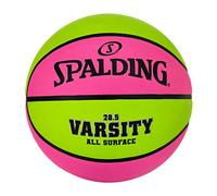 Spalding – Ballon de basket Varsity – Extérieur 28,5" Rose/Vert