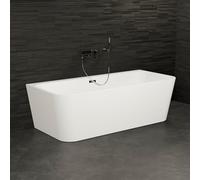 SPALINA Baignoire Semi-îlot Murale Mint 170, L170xl81xH57cm, by