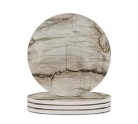 Spalted Wood Lot de 4 dessous de verre absorbants