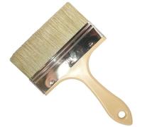 Spalter à lisser ou vitrifier - SAVY - 130 mm - Soies pures - Manche en plastique - Virole en acier nickelé