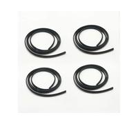 SPAMFAFGHQ 1,5M Pour Mitsubishi Pour Montero Sport Pour Shogun Pour Pajero V33 V32 V31 V93 V97 Joint D'étanchéité Passages Roue Élargisseurs D'ailes Latérales Voiture(4pcs black)