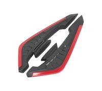 SPAMFAFGHQ 1 Paire Aileron Universel pour Motos Aérodynamique Décoratif Autocollant Dynamique pour Motos Vélos Électriques Scooters Etc(Rouge)