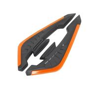 SPAMFAFGHQ 1 Paire Aileron Universel pour Motos Aérodynamique Décoratif Autocollant Dynamique pour Motos Vélos Électriques Scooters Etc(Orange)