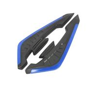 SPAMFAFGHQ 2 Pièces Ailerons Aérodynamiques pour Moto Autocollants Décoratifs pour Moto Accessoires pour Moto(Deep Blue)