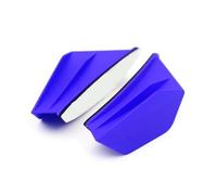 SPAMFAFGHQ 2 Pièces Ailerons Universels pour Moto Spoiler Aérodynamique Aile Dynamique avec Adhésif(Bleu)