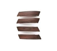 SPAMFAFGHQ 2020 2021 2022 Voiture Intérieur Poignée De Porte Panneau Tirer Couverture Garniture ABS Autocollant Pour L&and R&over Pour Discovery Sport 2020-2022 Pièces de poignée porte intérieure(Wood