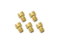 SPAMFAFGHQ 5PCS Pour M4 GY6 49cc 50cc 80cc 100cc 125cc Pour CVK 24 26 Pour PZ19 Pour 139QMB 139QMA Carburateur Pour Scooter 4-Temps Carb Nozzle Main Jet(65-85)