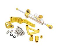 SPAMFAFGHQ Accessoire Moto En Aluminium CNC Amortisseur De Direction Avec Kit Fixation Complet Pour Ducati Pour Monster 696 795 796 À Partir 2008(Model K)