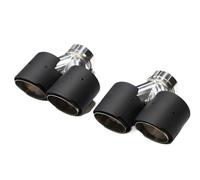 SPAMFAFGHQ Accessoires D'échappement Pour Série 6 640i F12 F13 Système D'échappement Quadruple M6 En Fibre De Carbone(Carbon Texture C)
