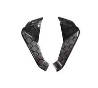 SPAMFAFGHQ Accessoires Moto Becquet Avant Aileron de Vent Couverture pour Aprilia RS660 RS 660 2021-2024 Cône Aérodynamique Carénage Winglets(Honeycomb Pattern)