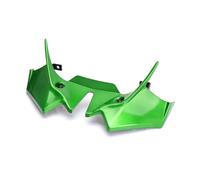 SPAMFAFGHQ Accessoires pour Pare-Brise Avant Spoiler Winglets Aile Aérodynamique Spoiler Fairing pour Kawasaki Z650 Z 650 2021-2025(Vert)