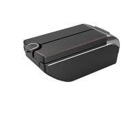 SPAMFAFGHQ Accoudoir Central Pour Opel Pour Corsa F Pour Corsa F 2019 2020 2021 2022 2023 2024 Boîte De Rangement Intérieur(B1 Noir rouge 7USB)