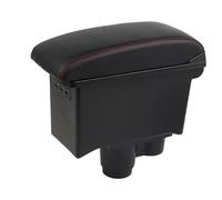 SPAMFAFGHQ Accoudoir Central Pour R&enault Pour Duster Dacia Duster 2019 2020 2021 2022boîte De Rangement(A1 Noir rouge 7USB)