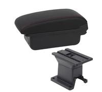 SPAMFAFGHQ Accoudoir Central Pour Toyota IQ Boîte De Rangement Intérieure Pour Accoudoir De Voiture Accessoires Automobiles Pièces De Rechange Avec Port USB(Ligne rouge A1 Pas d'USB)