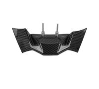 SPAMFAFGHQ Aile Avant Spoiler Déportance Aérodynamique Moto Winglet Déflecteur pour F900R F 900R F900 R 900 2021-2024(Motif en Fibre de Carbone)