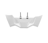 SPAMFAFGHQ Aile Avant Spoiler Déportance Aérodynamique Moto Winglet Déflecteur pour F900R F 900R F900 R 900 2021-2024(Blanc)