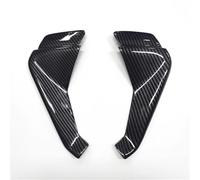 SPAMFAFGHQ Aileron Avant Moto pour Aprilia RS660 RS 660 2020 2021 2022 2023 2024 Couvercle Pare-Brise Cône Carénage Aérodynamique Ailerons(Texture en Fibre de Carbone)