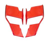 SPAMFAFGHQ Aileron Fixe De Moto pour S1000R M1000R 2021 2022 2023 2024 Aileron Pare-Brise Carénage Avant Spoiler Aérodynamique(Rouge)