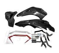 SPAMFAFGHQ Aileron Inférieur Moteur Moto Carénage Protection Fond Couvre-Garde Glissière Jupe pour CB650FE CB650F 2014-2020 pour CB650R 2019-2024(Carbon Fiber Look)
