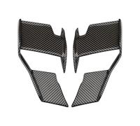 SPAMFAFGHQ Aileron latéral aérodynamique pour Moto carénage kit d'aile Fixe pour S1000R S 1000R M1000R 2021 2022 2023 2024(Bright Carbon Paint)