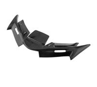 SPAMFAFGHQ Ailerons Carénage Avant Moto Couverture Aile Fixe pour Yamaha R125 R15 V4 2021 2022 2023 2024(Noir)