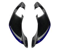 SPAMFAFGHQ Ailerons en ABS Fixés par Boulons pour Yamaha R1 R1M 2020-2025 Ailes Carénage Avant Pièces Moto D'appui Aérodynamique(Bleu)
