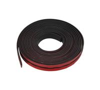 SPAMFAFGHQ Bandes D'étanchéité En Caoutchouc Pour Voiture Isolation Phonique Protection Et Étanchéité Joint Étanche Pour Vitres Pare Brise Toit(19x22mm)