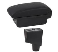 SPAMFAFGHQ Boîte À Accoudoir Centrale Pour Toyota Pour Yaris 2015 2016 2017 2018 2019 2020 2021(C1 Ligne noire)