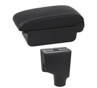 SPAMFAFGHQ Boîte À Accoudoir Centrale Pour Toyota Pour Yaris 2015 2016 2017 2018 2019 2020 2021(Ligne Blanche C1)