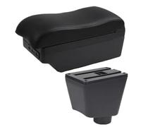 SPAMFAFGHQ Boîte D'accoudoir Pour R&enault Pour Clio Captur Pour Clio1 Pour Clio2 Pour Clio3 Pour Clio 4 Pour Clio RS Captur Console Boîte De Rangement(C black line 7USB)