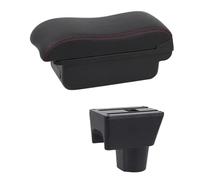 SPAMFAFGHQ Boîte D'accoudoir Pour R&enault Pour Dacia Pour Duster 2 2010 2011 2012 2013 2014 2015 2016-2019 Accoudoir Console De Rangement(Ligne rouge B2)