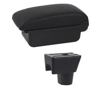SPAMFAFGHQ Boîte D'accoudoir Pour R&enault Pour Dacia Pour Duster 2 2010-2019 2011 2012-2018 Accoudoir Console De Rangement Accessoires USB(Ligne Rouge C1)