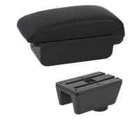 SPAMFAFGHQ Boîte D'accoudoir Pour Seat Pour Ibiza Pour Ibiza MK4 IV 6J 2008-2017 Design Intérieur Console De Voiture Boîte De Rangement D'Accoudoir(C1 Ligne noire)