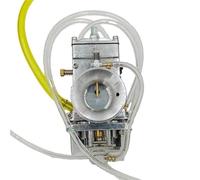 SPAMFAFGHQ Couvercle Transparent Universel Pour Carburateur Moto Pour Kawasaki 28 Mm 30 Mm 32 Mm 34 Mm 85-125 Cm³(34mm)