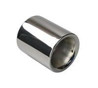 SPAMFAFGHQ Embout De Silencieux D'échappement 76 Mm En Acier Inoxydable Argenté Pour Mazda CX-3 CX-4 CX-5 CX7 CX8 CX5 CX-30