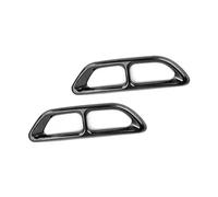 SPAMFAFGHQ Embout De Silencieux D'échappement Arrière Extérieur Pour Accord 10e Génération 2018-2020 Autocollant Décoratif Accessoire De Modification Automobile(NOIR)