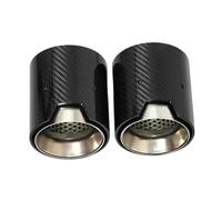 SPAMFAFGHQ Embout D'échappement En Fibre De Carbone MPerformance Diamètre 60 Mm 2 Pièces Pour F30 M335i M340i F32 F33 F36 M435i M440i(Matte)