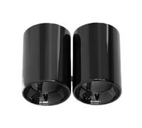 SPAMFAFGHQ Embouts D'échappement Décoratifs En Acier Inoxydable 304 Pour X1 F48 2016 2017 2018 2019 2020 2021(NOIR)