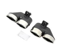 SPAMFAFGHQ Embouts D'échappement Pour Mercedes Pour Benz W220 AMG Silencieux En Acier Inoxydable Accessoires De Modification