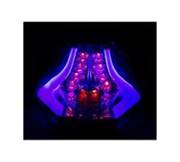 SPAMFAFGHQ Feu Arrière Stop Clignotants LED Intégré Pour Yamaha Pour MT-07 MT07 FZ07 2014 2015 2016 2017 2018 2019 2020(Blue Light)