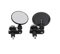 SPAMFAFGHQ Guidon De Miroir De Moto pour Ducati Etc 7/8" 22mm Extrémité De La Barre De Poignée Universelle Rétroviseur Latéral avec Lumière LED(Mirror with Light)