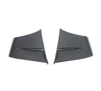 SPAMFAFGHQ Kit D'ailerons Aérodynamiques Universels pour Moto Ailerons De Carénage Latéral Modifiés Ailerons De Moto(Noir Mat)