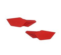 SPAMFAFGHQ Kit D'ailerons GP pour Moto Aileron Aérodynamique Universel Accessoires De Modification(Rouge)