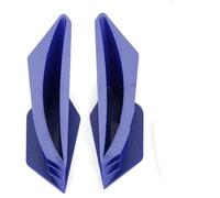 SPAMFAFGHQ Kit d'ailes De Moto Aérodynamiques en Plastique Kit d'ailes De Moto Universel(Bleu)