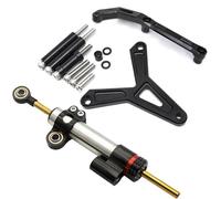 SPAMFAFGHQ Kit De Support Fixation Et D'amortisseur Direction En Aluminium CNC Motif Carbone Pour YAMAHA Pour Tracer 900 GT 2021-2023(Modèle B)
