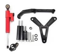 SPAMFAFGHQ Kit De Support Fixation Et D'amortisseur Direction En Aluminium CNC Motif Carbone Pour YAMAHA Pour Tracer 900 GT 2021-2023(Model I)